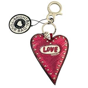 Brighton NWT “Deeply in Love” handbag fob bag charm fashionista collection